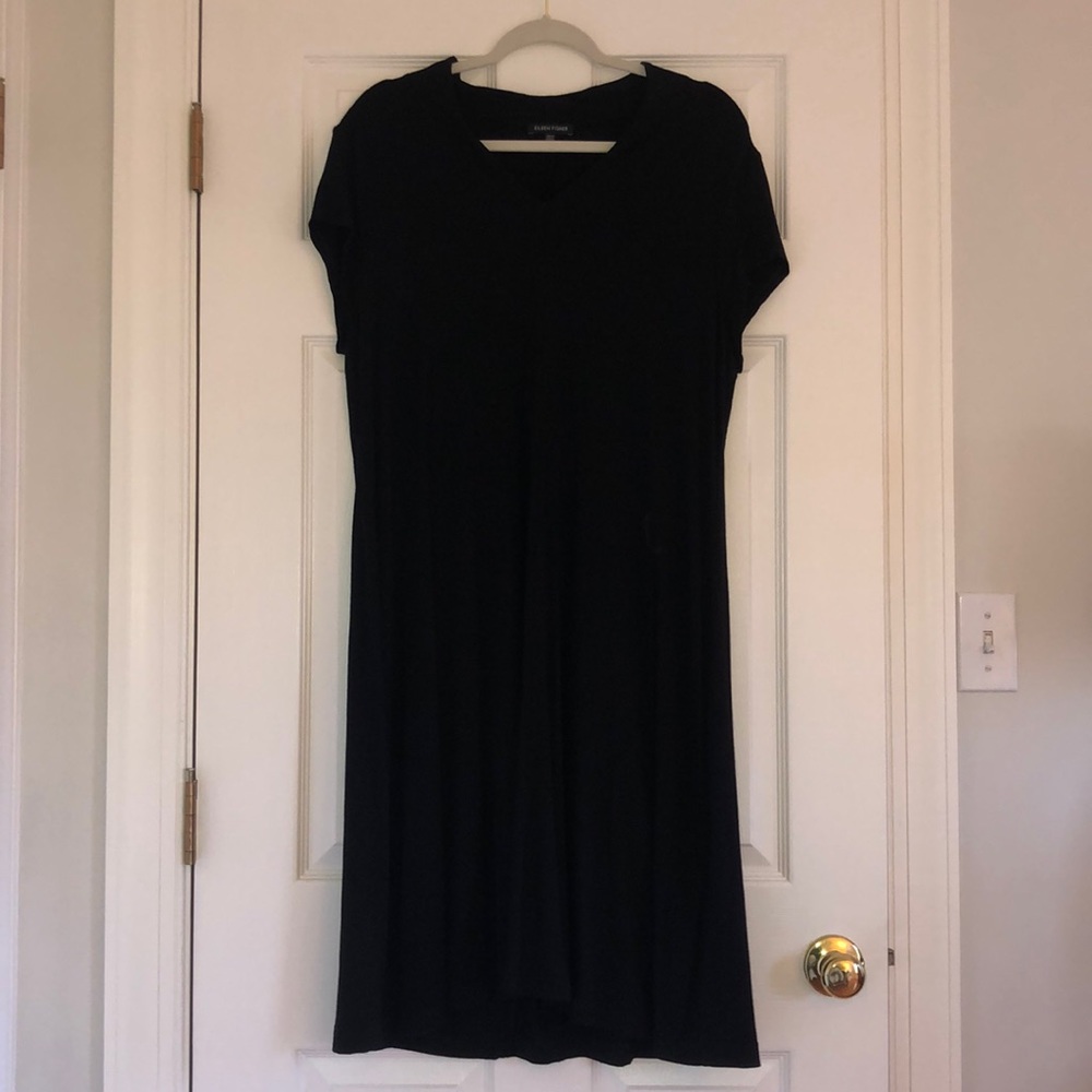 Eileen Fisher V-Neck Swing Dress